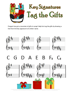 Christmas music theory worksheets