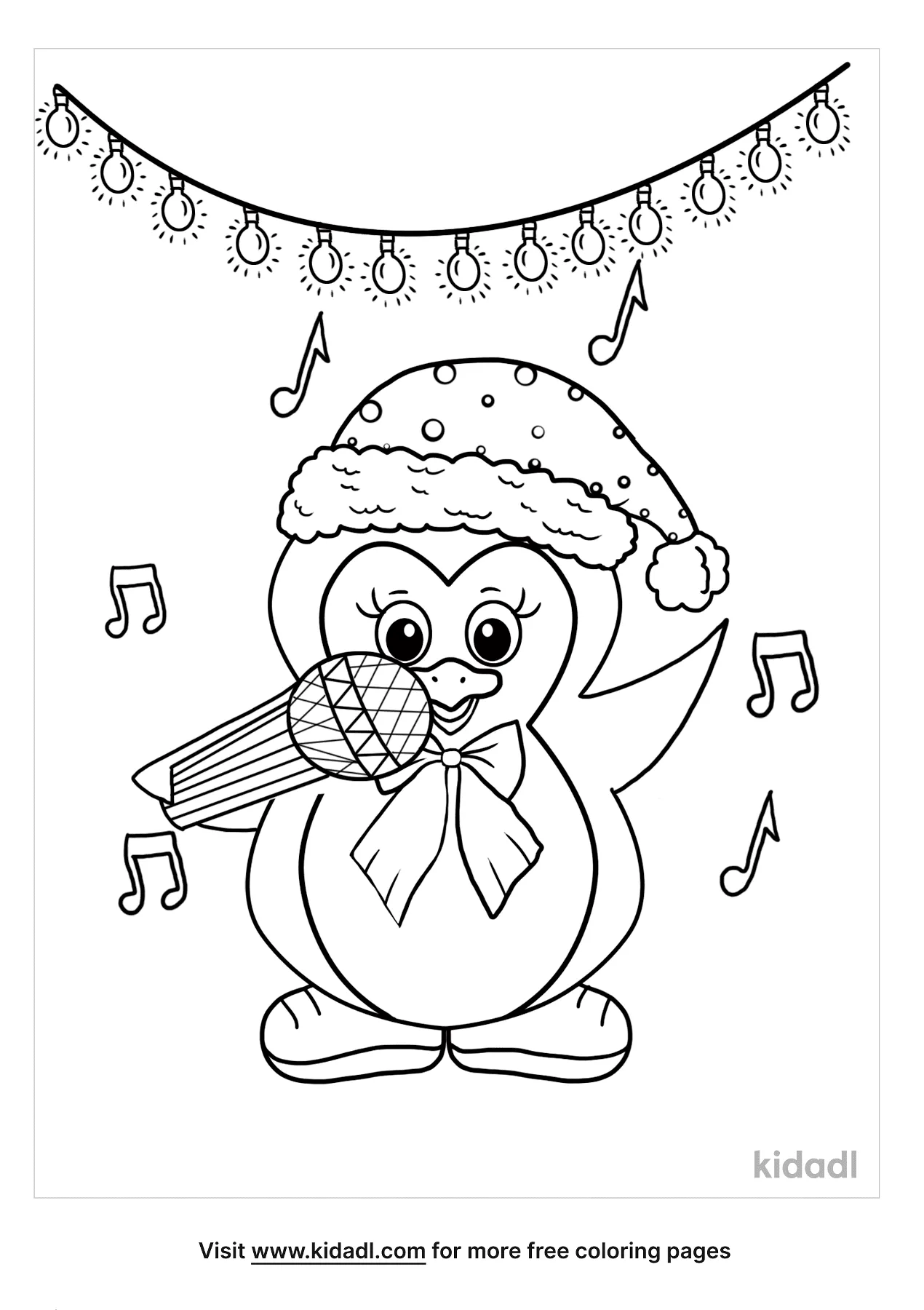 Free christmas music coloring page coloring page printables