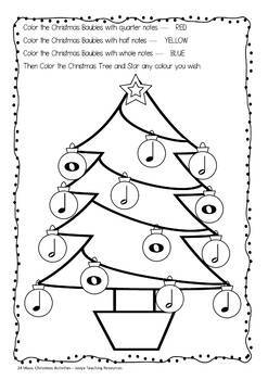 Music christmas worksheets by jooya teaching resources tpt