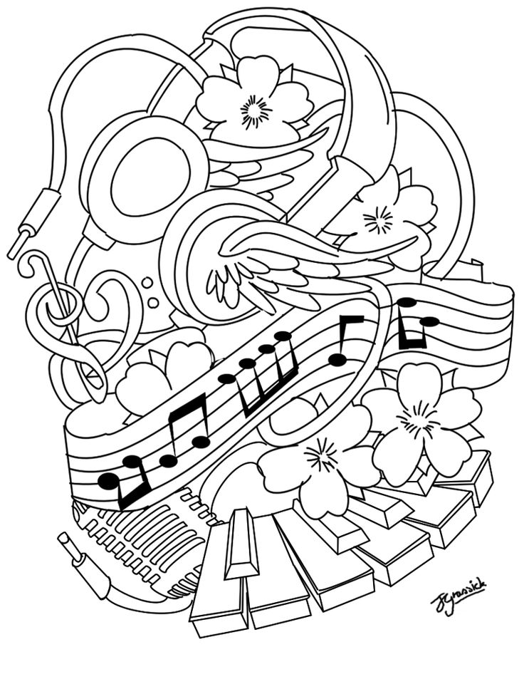 Coloring pages music coloring sheets coloring books