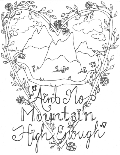 Free music coloring page hello little home