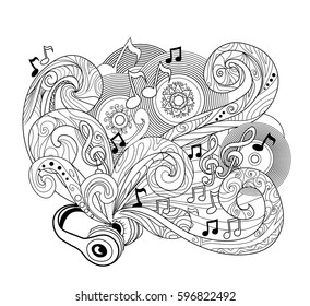 Music colouring page images stock photos d objects vectors
