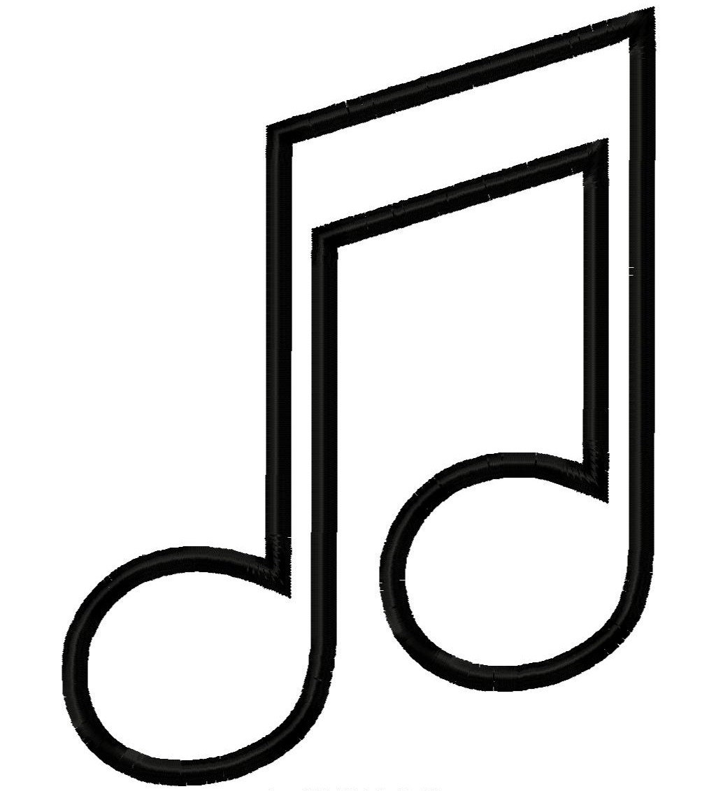 Music note template printable free