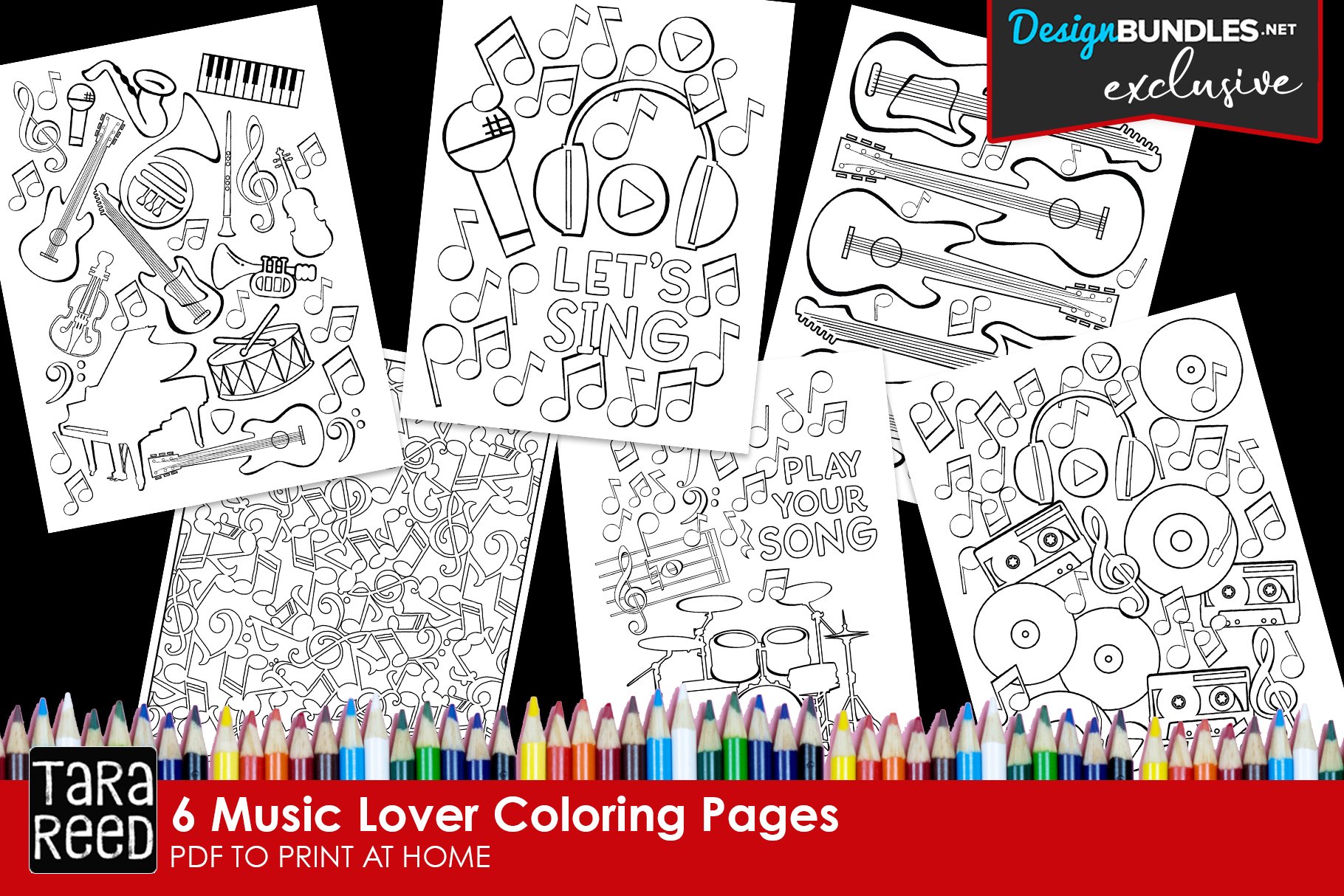 Music coloring pages music class activity