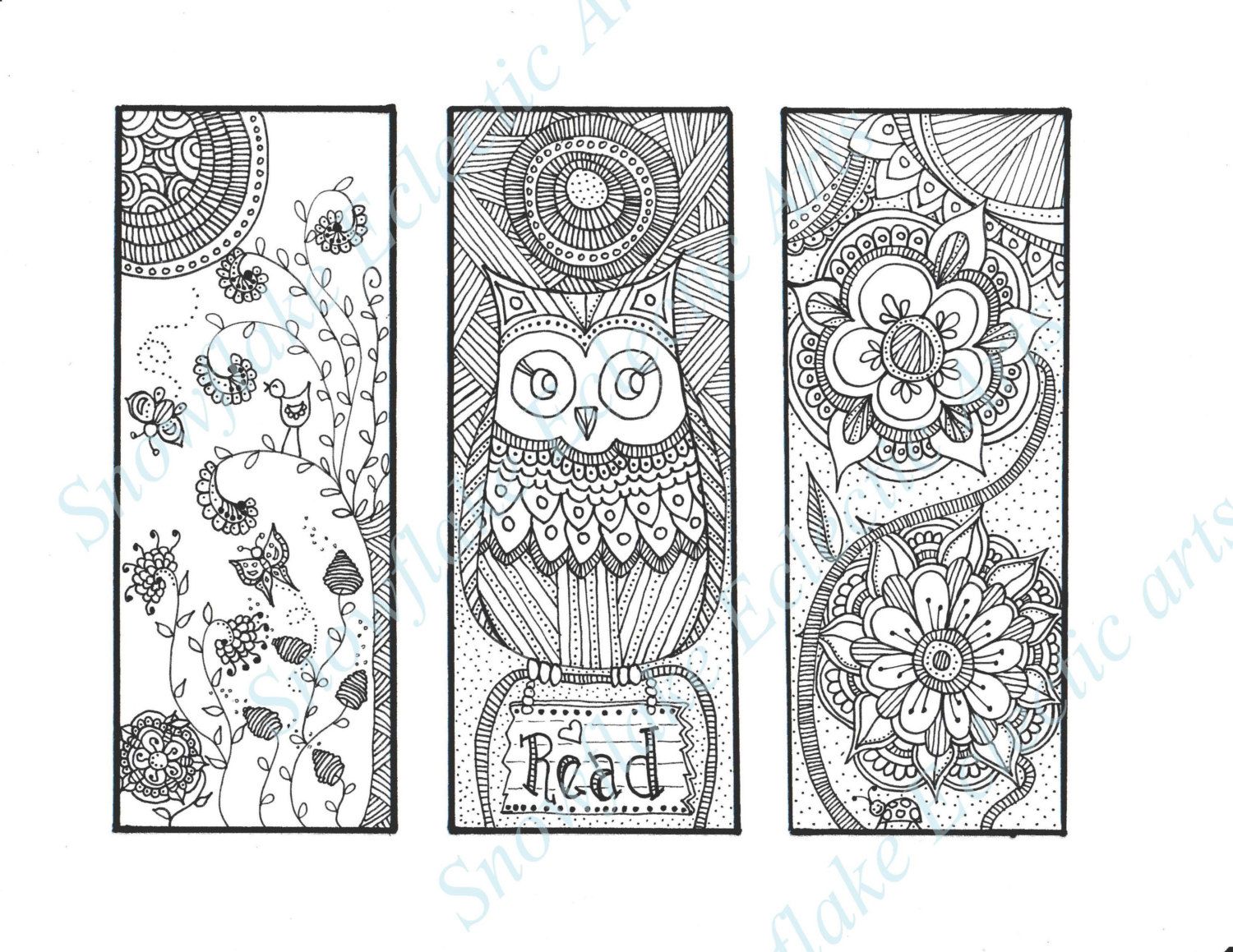 Pin by shannon mouzon on coloring coloring bookmarks free adult coloring printables bookmark craft