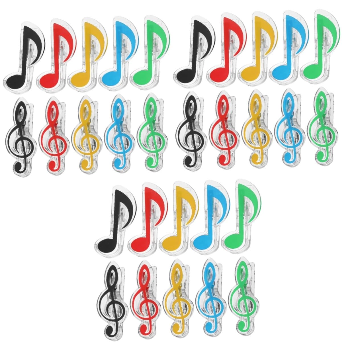 Nuobesty pcs music note folder music notes paper bookmarks music accessories violin books clamp paper clip holder music teacher gifts music class accessories piano book holder abs page office