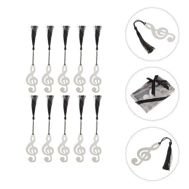 Bookmark muic note decor bookmark japanee book metal note tationery gift page clip muical gift intrument tationary paper