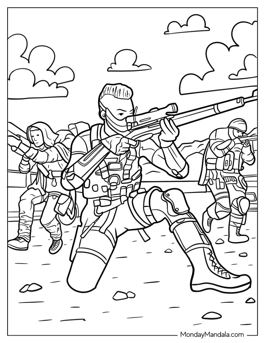 Call of duty coloring pages free pdf printables