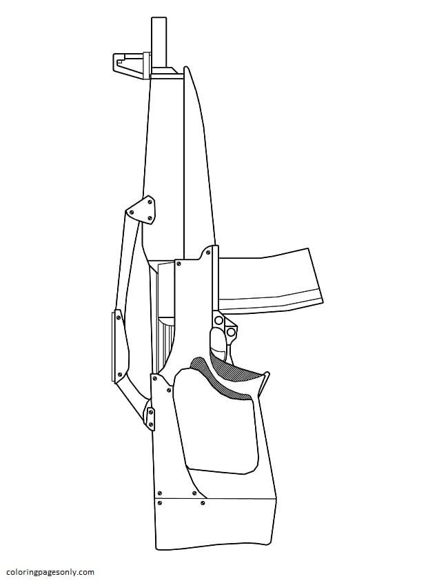 Gun coloring pages printable for free download