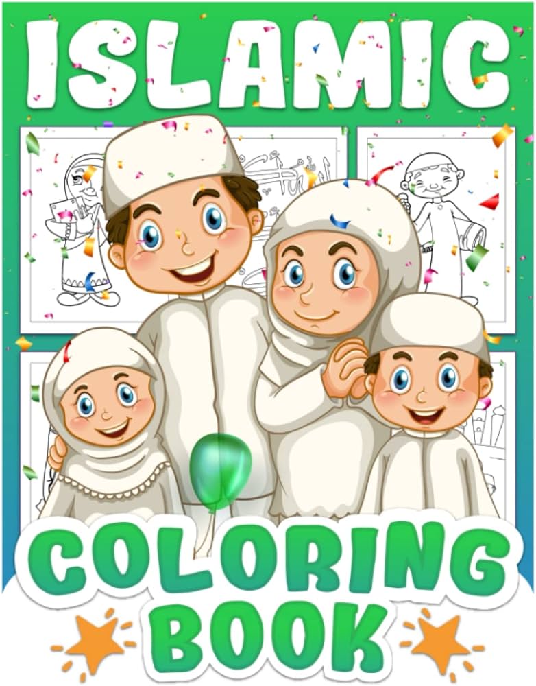 Islamic coloring book for kids fantastic islamic coloring pages islamic books for muslim kids toddlers boys girls teens eid al