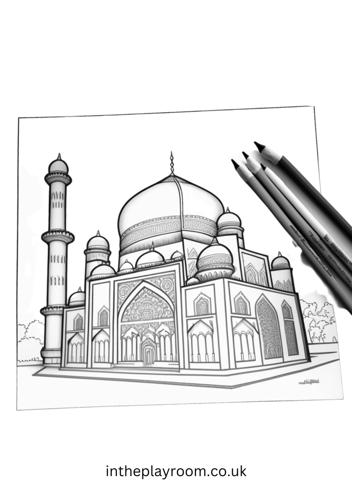 Islamic loring pages for muslim kids