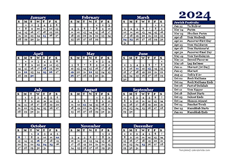 Islamic festivals calendar template