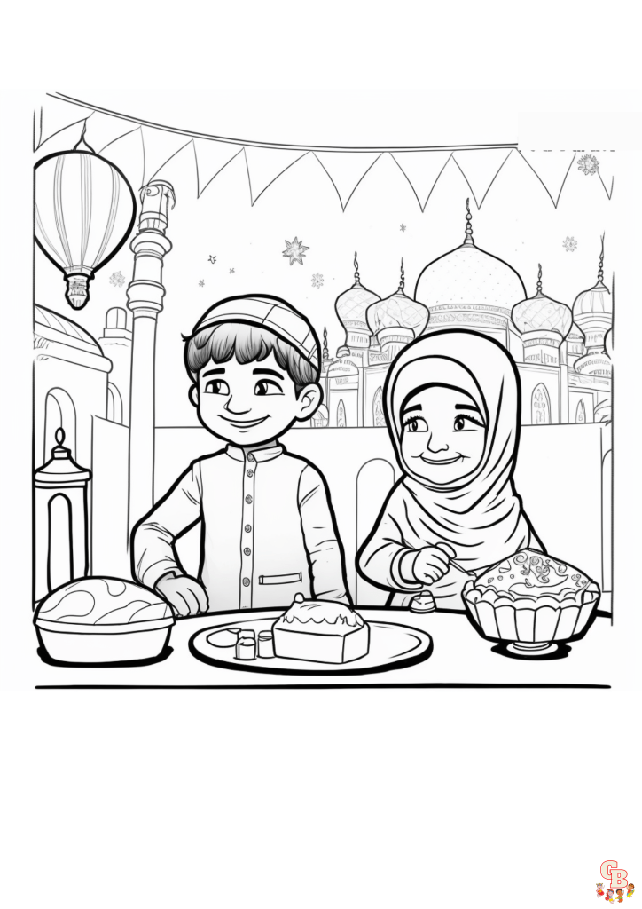 Explore islamic coloring pages
