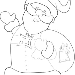 Santa face with mustache coloring page