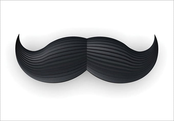 Mustache s and colouring pages