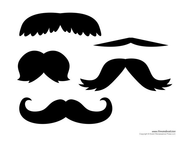 Printable mustache templates mustaches for kids â tims printables mustache template mustache party decorations mustache print