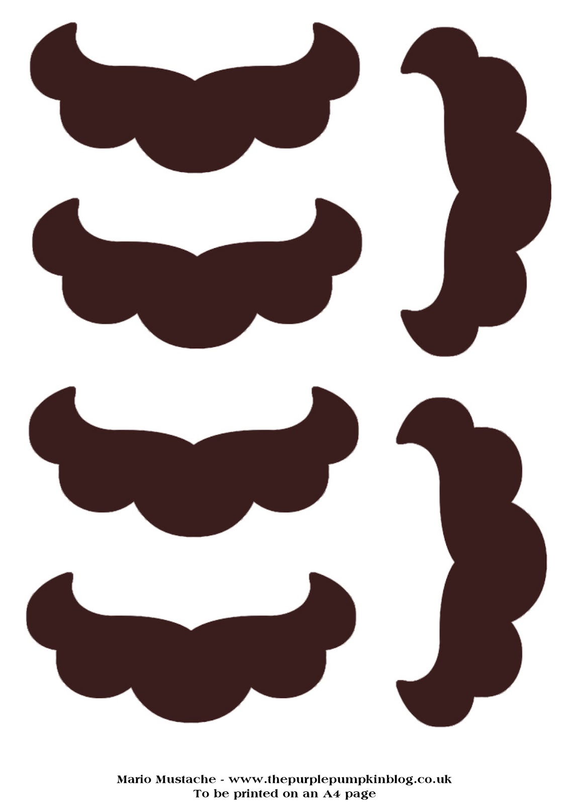 Mario moustache disguise