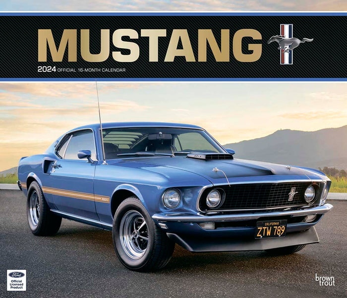 Mustang large wall calendar â calendar club