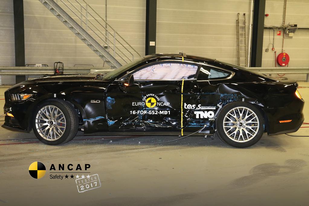 Mustang fail crash rating only two stars