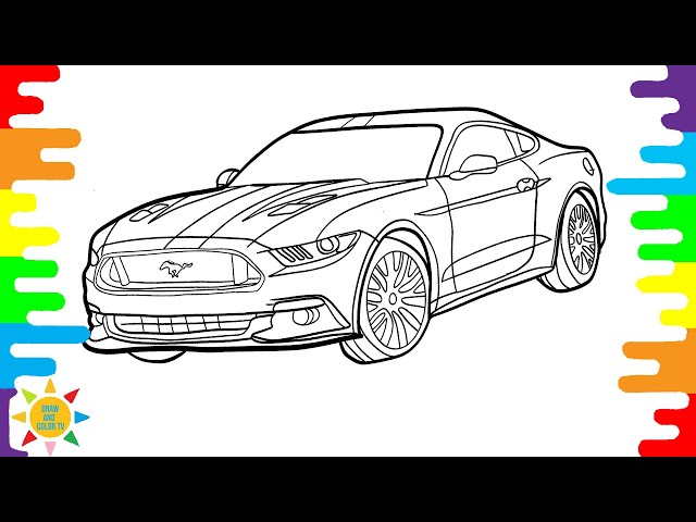 Ford mustang gt coloring pages car coloring pages ford mustang gt facading