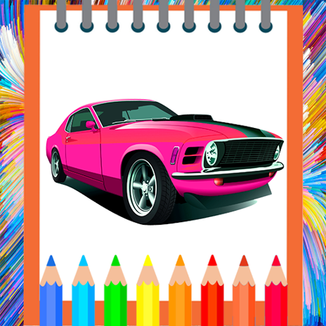 Car coloring book for kids