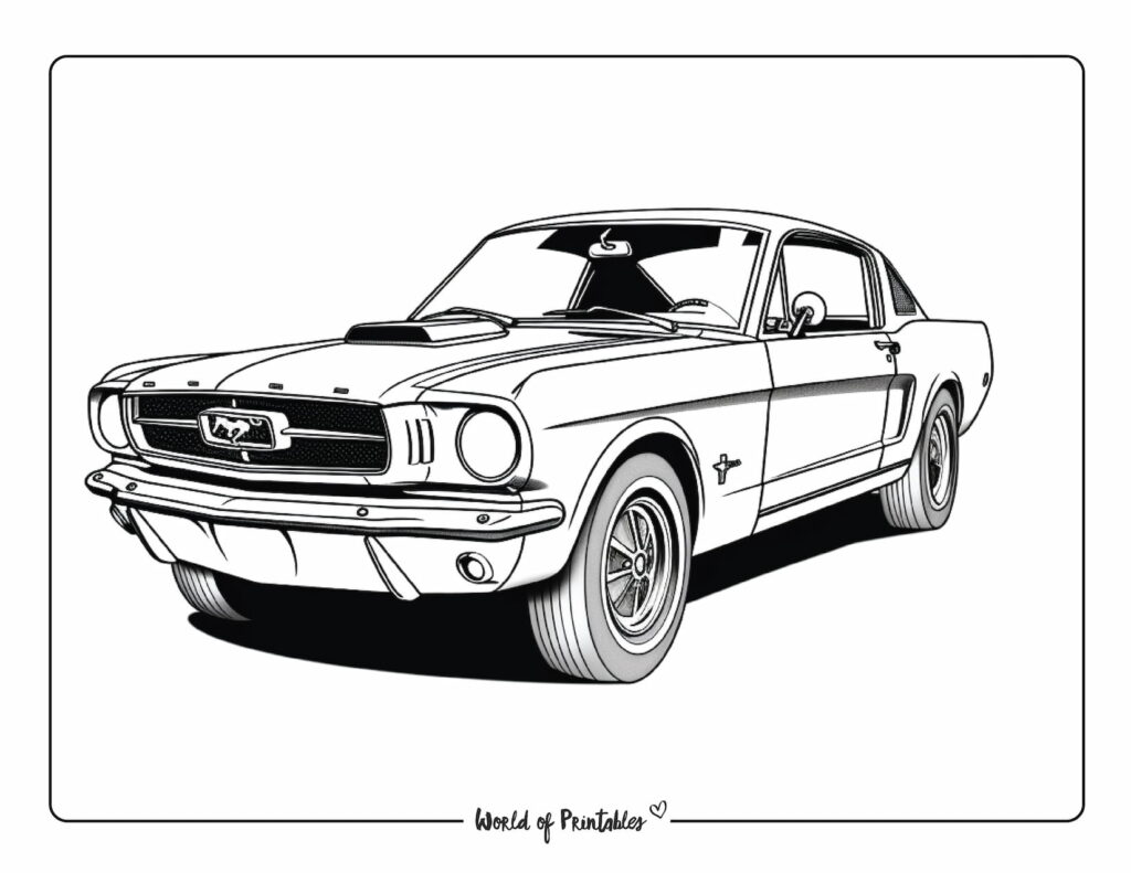 Car coloring pages