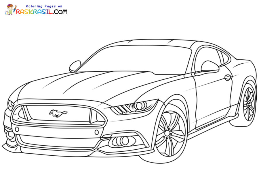 Mustang coloring pages