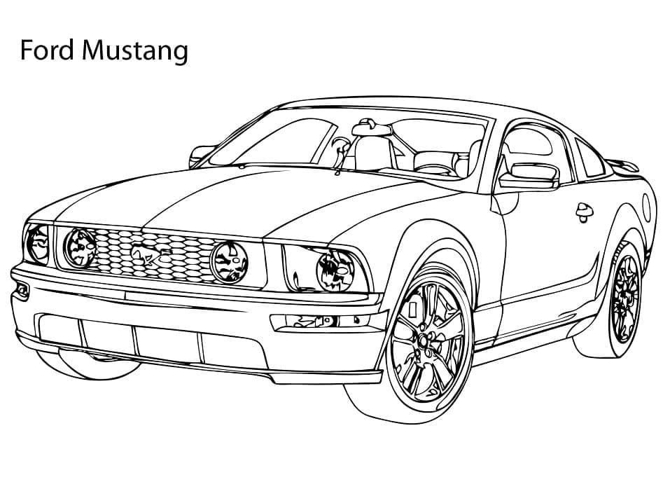 Ford coloring pages