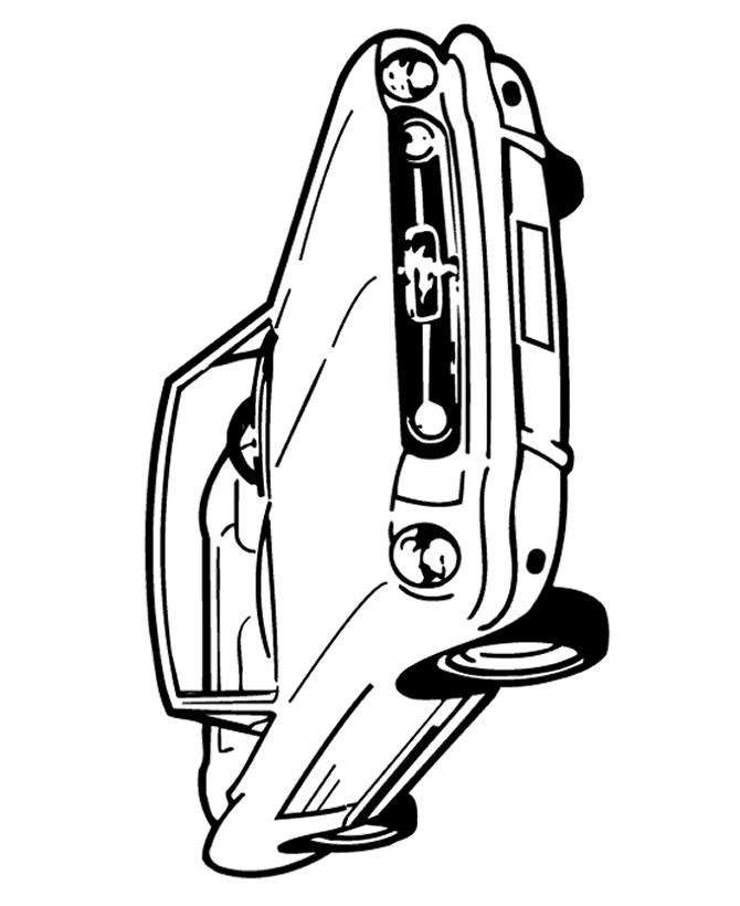 Bluebonkers ford mustang gt coloring pages