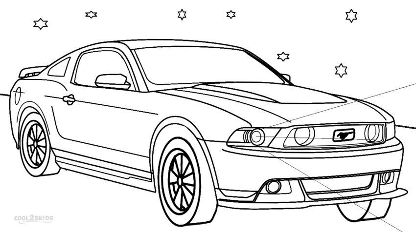Printable mustang coloring pages for kids coolbkids cars coloring pages kids printable coloring pages coloring pages