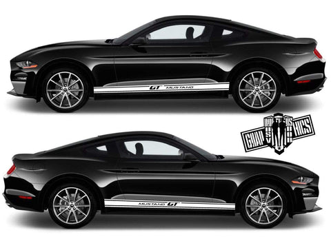 Mustang stripes mustang side decals mustang vinyl saleen mustang decals â brothers graphics