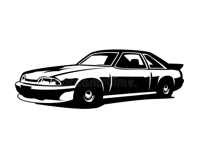 Mustang car silhouette stock illustrations â mustang car silhouette stock illustrations vectors clipart