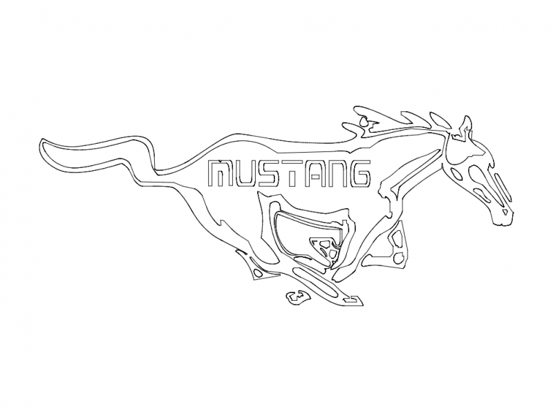 Ford mustang dxf file free download