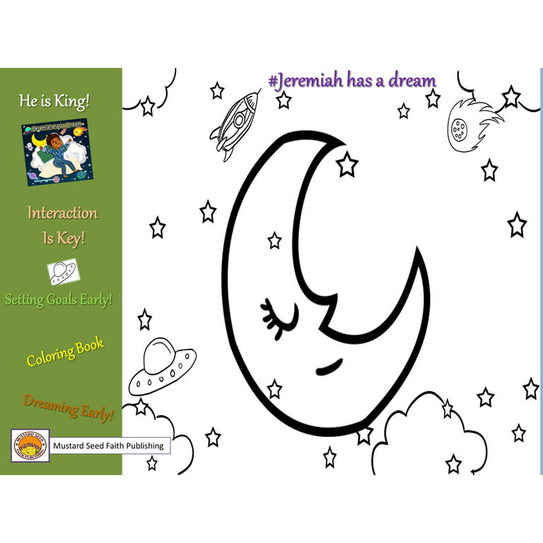 Mustard seed faith jeremiah has a dream coloring book