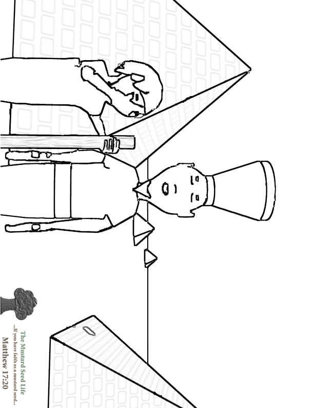 Kids coloring pages the mustard seed life