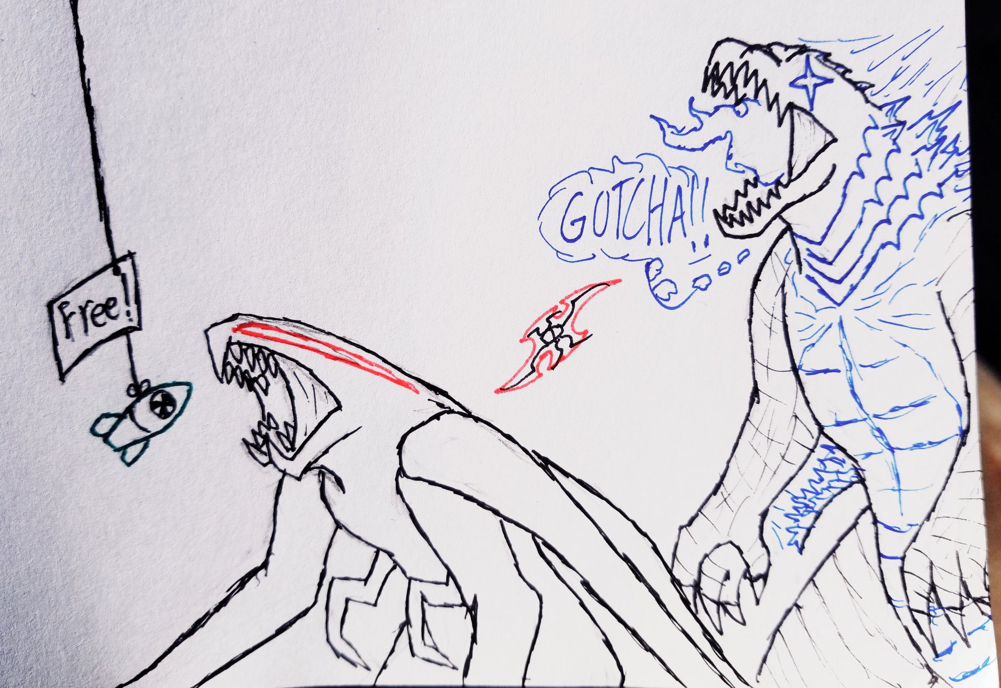 Kaijureaper on x inktober day