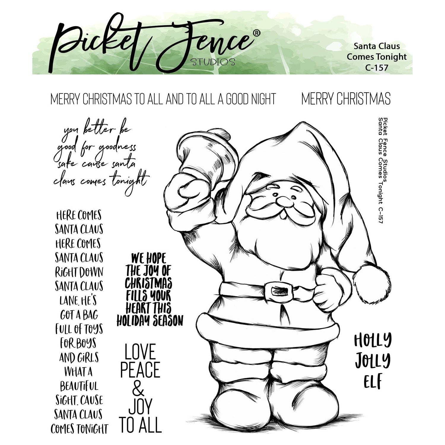 Santa claus es tonight â picket fence studios