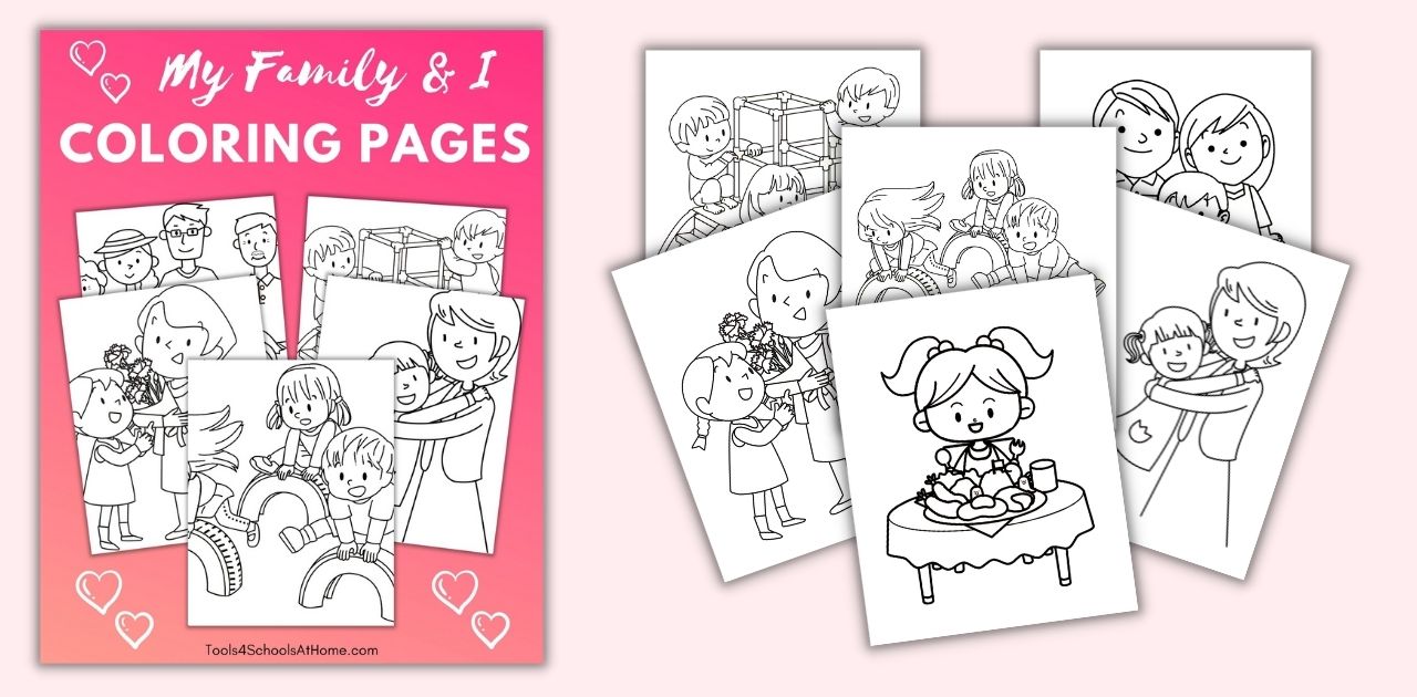 My family i coloring book