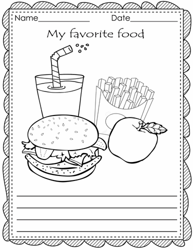 Food coloring pages