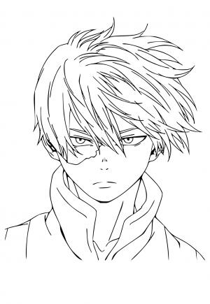 Free printable my hero academia coloring pages for adults and kids