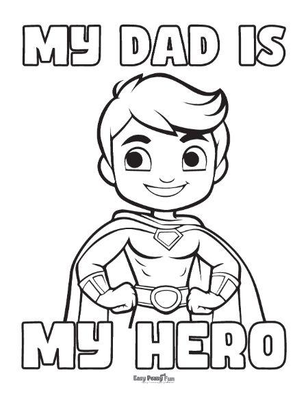 Printable fathers day coloring pages