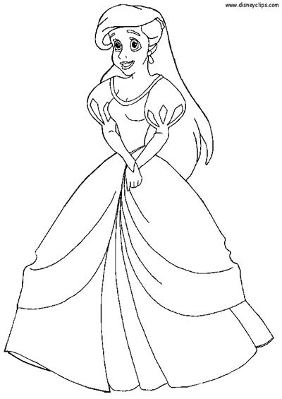 Little mermaid coloring pages ariel coloring pages