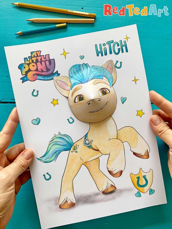 Make a d my little pony art project with hitch