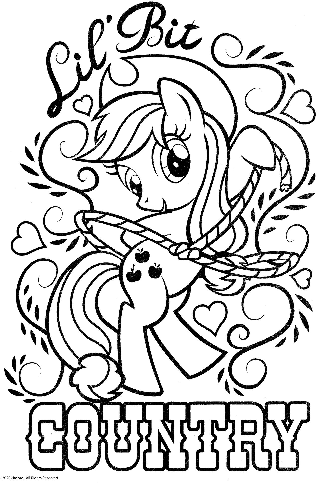 Mlp my little pony coloring page by magnificent