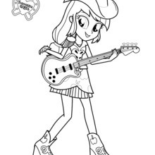 Applejack coloring pages