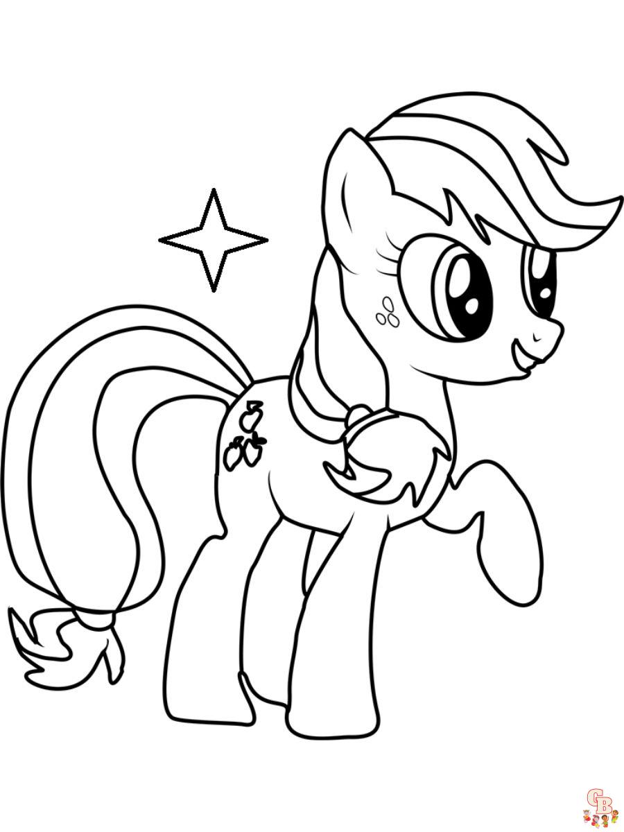 My little pony coloring pages for kids