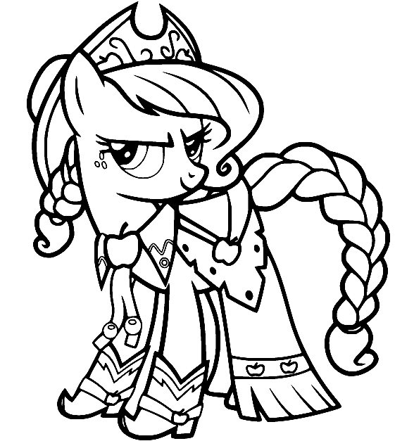 Applejack coloring pages printable for free download