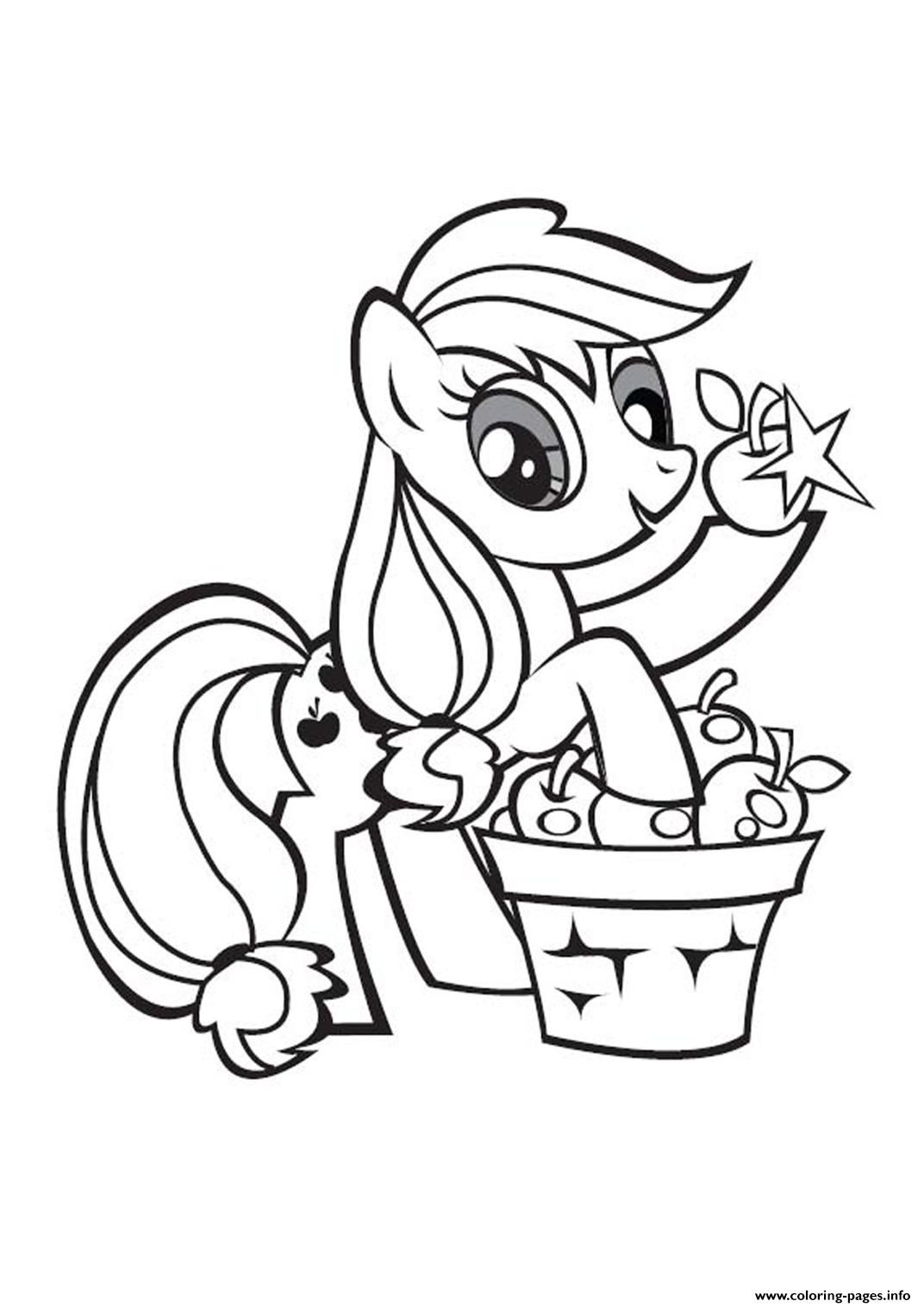 Print my little pony applejack stand coloring pages my little pony coloring cartoon coloring pages horse coloring pages