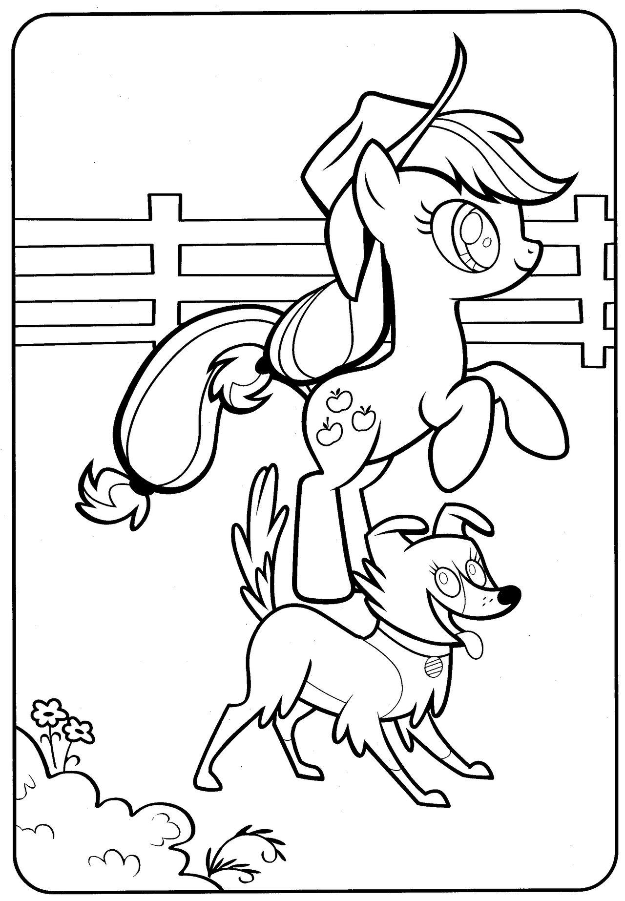 Mlp my little pony coloring page by magnificent