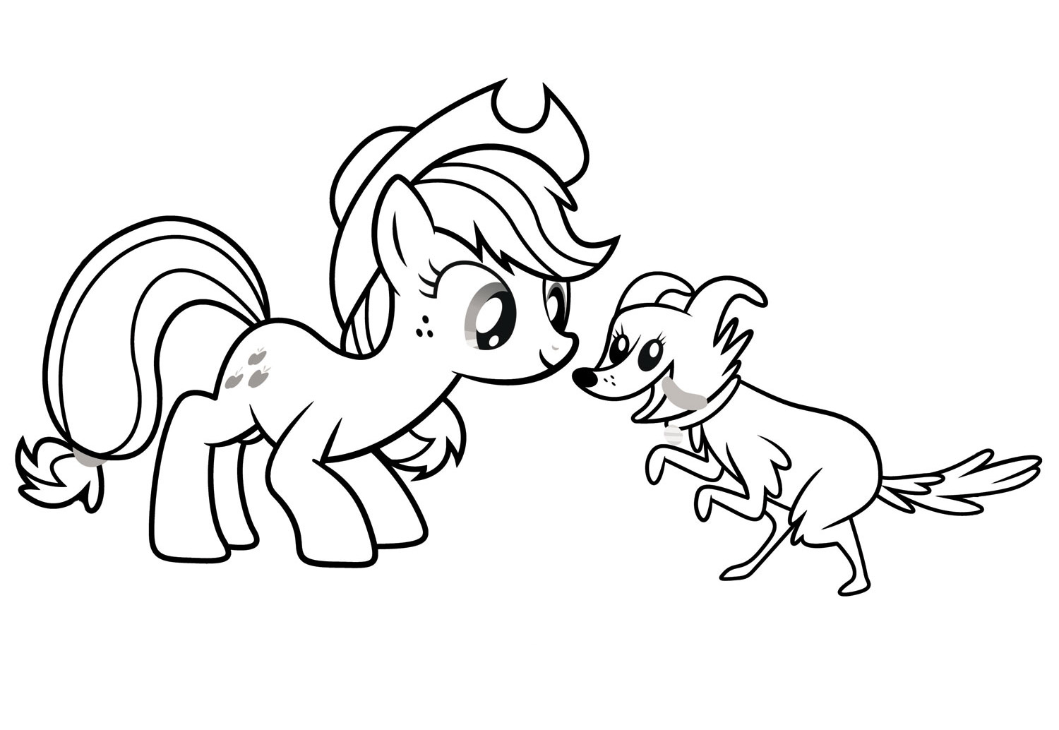 Applejack coloring pages